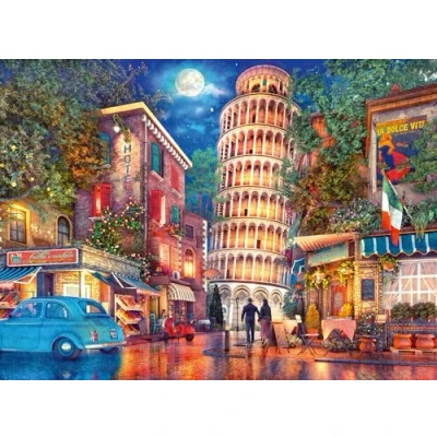 Afbeelding van Ravensburger Legpuzzel Avond in Pisa, 1500st.