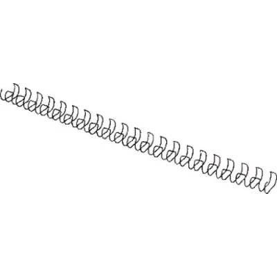 Afbeelding van GBC MultiBind draadruggen, doos van 100 stuks, 14 mm, zwart