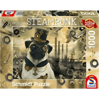 Afbeelding van Schmidt Steampunk HOND Puzzel voor kinderen, Maat: One Size, Brown