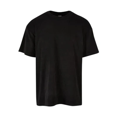 Afbeelding van Urban Classics Towel TEE Tshirt basic, Heren, Maat: Small, Black