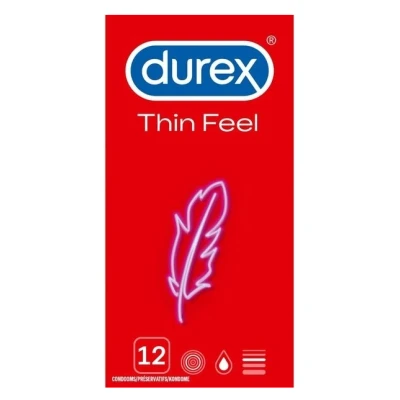 Afbeelding van 2x Durex Condooms Thin Feel 12 stuks