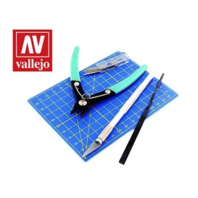 Afbeelding van Vallejo Tool 9Pc Plastic Modelling Set