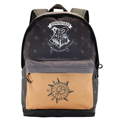 Afbeelding van Karactermania Harry Potter Hogwarts FAN Rugzak Backpack met trolley bevestiging Zwart
