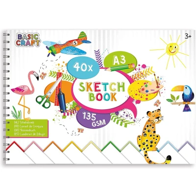 Afbeelding van Creative Craft Group Schetsboek A3 40 Vellen, 135 gsm