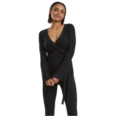 Afbeelding van Urban Classics Wrapped Vest, Dames, Maat: Small, Black