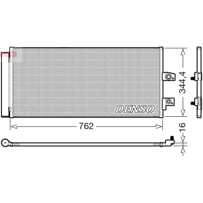 Afbeelding van Denso Airco condensor DCN33016