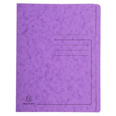Afbeelding van Snelhechtmap glanska rton 355g A4 paars per 50