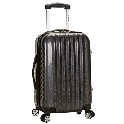 Afbeelding van Rockland Melbourne Hardside Uitbreidbare Spinner Wheel Bagage, Koolstof, Eén maat, Bagage