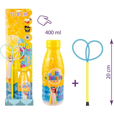 Afbeelding van Tuban Set Soap Bubble Ring Mini Butterfly + Liquid 400 ML