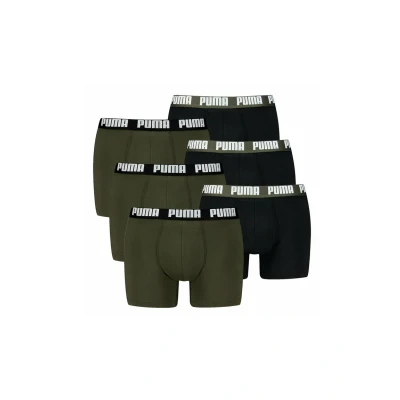 Afbeelding van PUMA Boxershorts groen / zwart wit