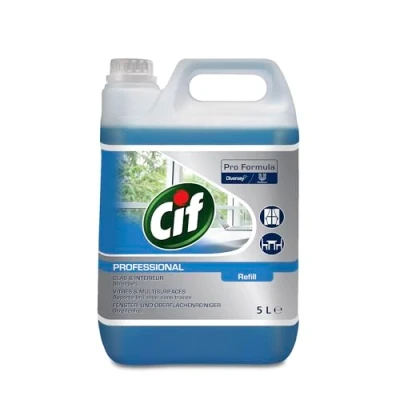 Afbeelding van Cif Allesreiniger Glas &amp; Interieur Professional Refill 5 Liter