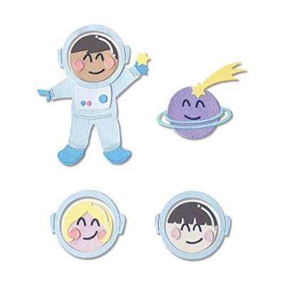 Afbeelding van Sizzix Thinlits Die Set 13PK Astronaut (Works with 663559) 665090 Olivia Rose (01 21)