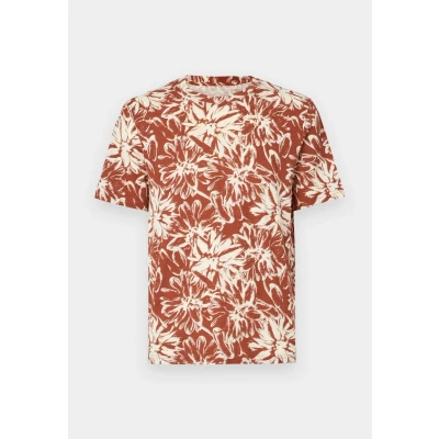 Afbeelding van Jack &amp; Jones Jorsplit CREW NECK Tshirt print, Heren, Maat: Medium, Arabian spice