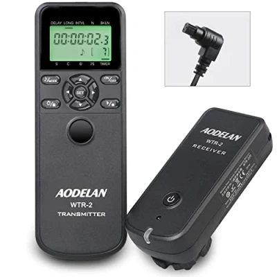 Afbeelding van Afstandsbediening voor Canon EOS R3, R5, R5 C, 10D, 6D Mark II, 1D X 1DX III, 5D IV etc, draadloze/draadontspanner, timer, afstandsbediening,