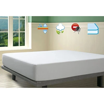 Afbeelding van Savel Matrasbeschermer 120x190/200 cm Absorberend Ademend topmatras Gecertificeerd Oeko Tex Waterdichte topper