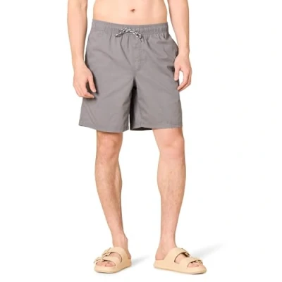 Afbeelding van Amazon Essentials Heren Trekkoord Walk Short,Grijs Klein