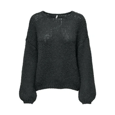 Afbeelding van Bestseller A/S Dames ONLNORDIC Life LS O Hals KNT NOOS trui, Dark Grey Melange, S, S