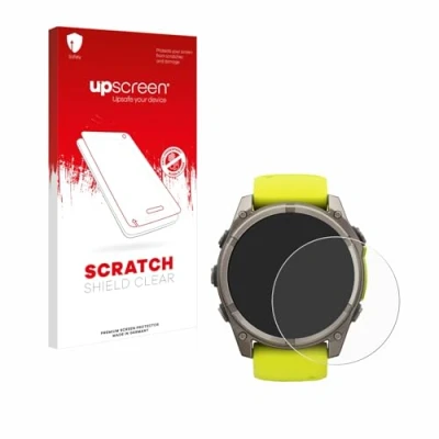 Afbeelding van upscreen Screenprotector voor Garmin Fenix 8 Solar (51 mm) Folie Beschermfolie transparant
