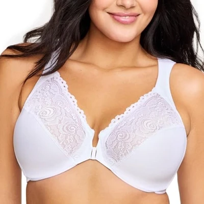 Afbeelding van Glamorise dames plunge beha, wit, 75G