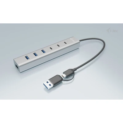 Afbeelding van i tec USB A/USB C 4 port HUB 1x US