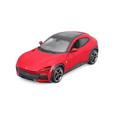 Afbeelding van Bburago 1/24 Ferrari Purosangue SUV rood miniatuurauto op schaal voor kinderen vanaf 3 jaar en ouder 26030
