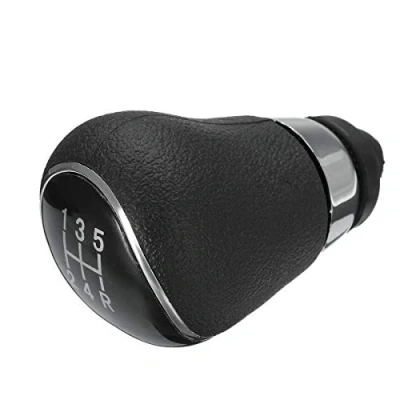 Afbeelding van Viviance Vervanging 5 versnellingspookknop voor Ford Focus Mk2 Mk3 Fiesta Mk7 C Max FL B Mondeo Mk4 S Galaxy Kuga zwart