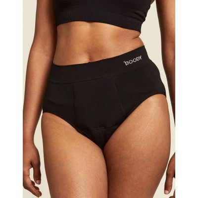 Afbeelding van Boody Menstruatieondergoed Tailleslip Zwart Licht S, 1 stuks