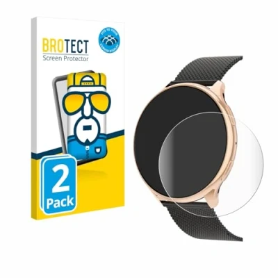 Afbeelding van BROTECT Fullscreen Beschermfolie Scherm Helder Transparant, Smartwatch beschermfolie, Transparant