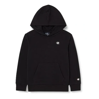 Afbeelding van Champion Basic Hooded Unisex Hoodie voor kinderen, Maat: 126/131, Schwarz