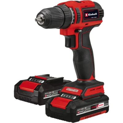 Afbeelding van Einhell Accu boor /schroefmachine TE CD 18/40 Li BL (2x2.0 Ah) Power X Change (Li Ion, 18V, 40 Nm, koolborstelloze motor, 2 versnellingen, toerentalelekronica, incl. 2x 2.0Ah PXC accu&#039;s en snellader)