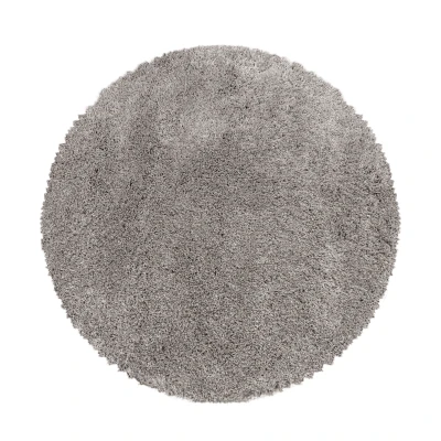 Afbeelding van Pearl Soft Hoogpolig Vloerkleed Beige 80 cm rond