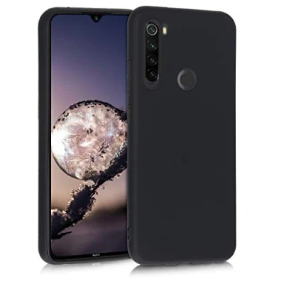 Afbeelding van kwmobile telefoonhoesje geschikt voor Xiaomi Redmi Note 8T Hoesje smartphone Back cover in mat zwart