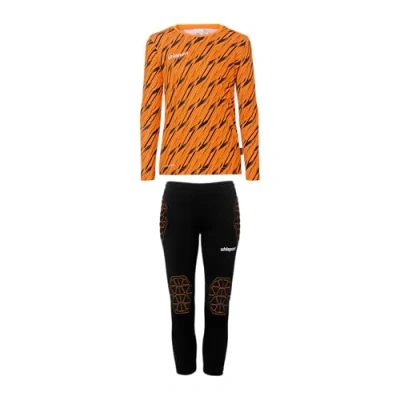 Afbeelding van uhlsport SETS Progressive Trainingspak voor kinderen, Maat: 116, Fluo orange schwarz