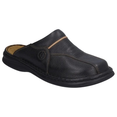 Afbeelding van Josef Seibel Muiltjes, Heren, Maat: 39, Schwarz/cognac Leer