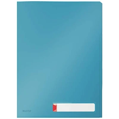 Afbeelding van Leitz Cosy L map Met Tabbladen, 3 Compartimenten, Ft A4, Pp Van 200 Micron, Ondoorzichtig, Blauw