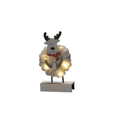 Afbeelding van Konstsmide 3266 210 LED silhouet Eland Warmwit Wit Timer