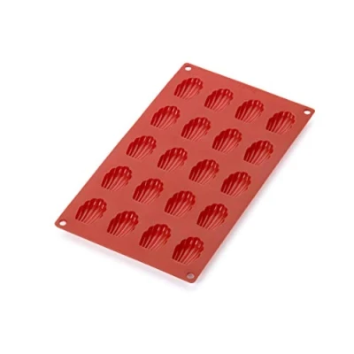 Afbeelding van Lékué 0620620R01M022 20 Cup Mini Madeleine Mould Platinum Silicone
