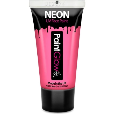 Afbeelding van Blacklight face&amp;body verf 50ml Neon roze