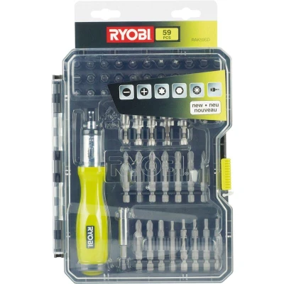 Afbeelding van Ryobi RAK59SD 59 delig Schroevendraaierset 5132002251