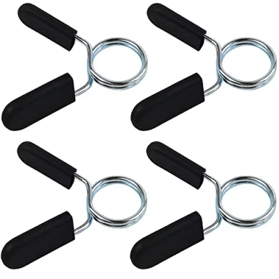 Afbeelding van DOULEIN Spring Collar Clips, 4 STKS Dumbbell Barbell Klemmen Oefening Halters Clip Fitness Halsbanden voor Bars Gewichtheffen Gym Training (25/28/30mm) (4 stuks 30 mm)