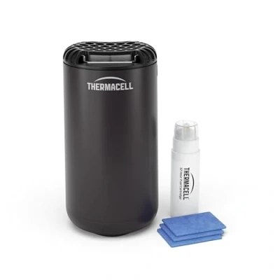 Afbeelding van Thermacell Insectenwering voor buiten, 20 m², zonder DEET, incl. diffuser + navulverpakking 3 navulverpakkingen, zwart