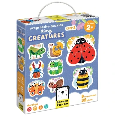 Afbeelding van Progressive Puzzles Tiny Creatures 2+ Toddler Puzzle