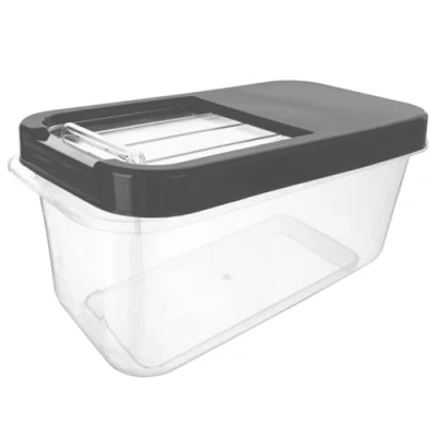 Afbeelding van Opbergbox voor Wascapsules, Waspoeder en Voeder Grijs 7,5 l Opbergdoos Opslag Container