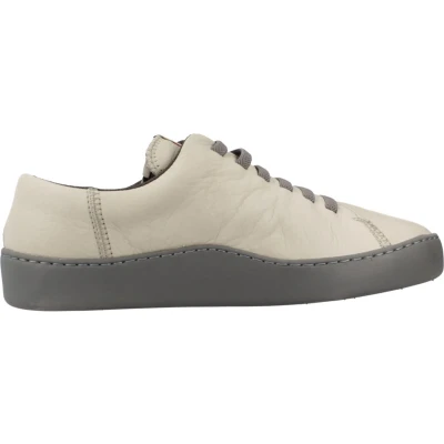 Afbeelding van Camper PEU Touring Sportieve veterschoenen pastellgrau, Dames, Maat: 40, Pastellgrau Leer