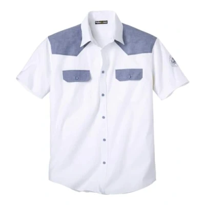 Afbeelding van Atlas for Men Popeline overhemd Palm Coast Heren Verkrijgbaar in grote maten 3XL