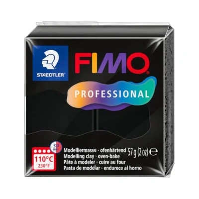 Afbeelding van Fimo Mod.masse prof 57g zwart