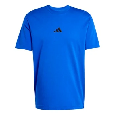 Afbeelding van adidas Heren ESSENTIALS SMALL LOGO SINGLE JERSEY TEE, team royal blue/black, XL