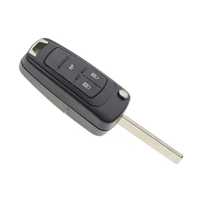 Afbeelding van Jongo sleutelbehuizing met lemmet Compatibel Chevrolet Cruze, Captiva, Aveo, Spark en Orlando Plip 3 Knop Afstandsbediening