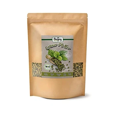 Afbeelding van Biojoy BIO Groene Peperkorrels (500 g), Peper heel voor Pepermolen (Piper album)