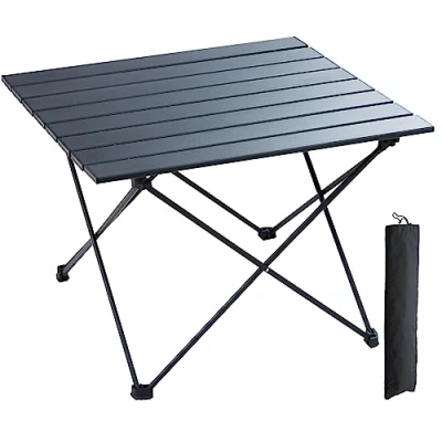 Afbeelding van VEVOR Voor koken, strand, picknick, reizen, wandelen, backpacken, aluminium, zwart